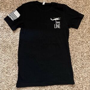 Nine Line Women's Black Graphic Short Sleeve Tee